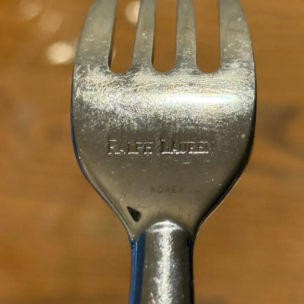 VTG Ralph Lauren Korea Academy flatware 30 pieces spoons forks knives